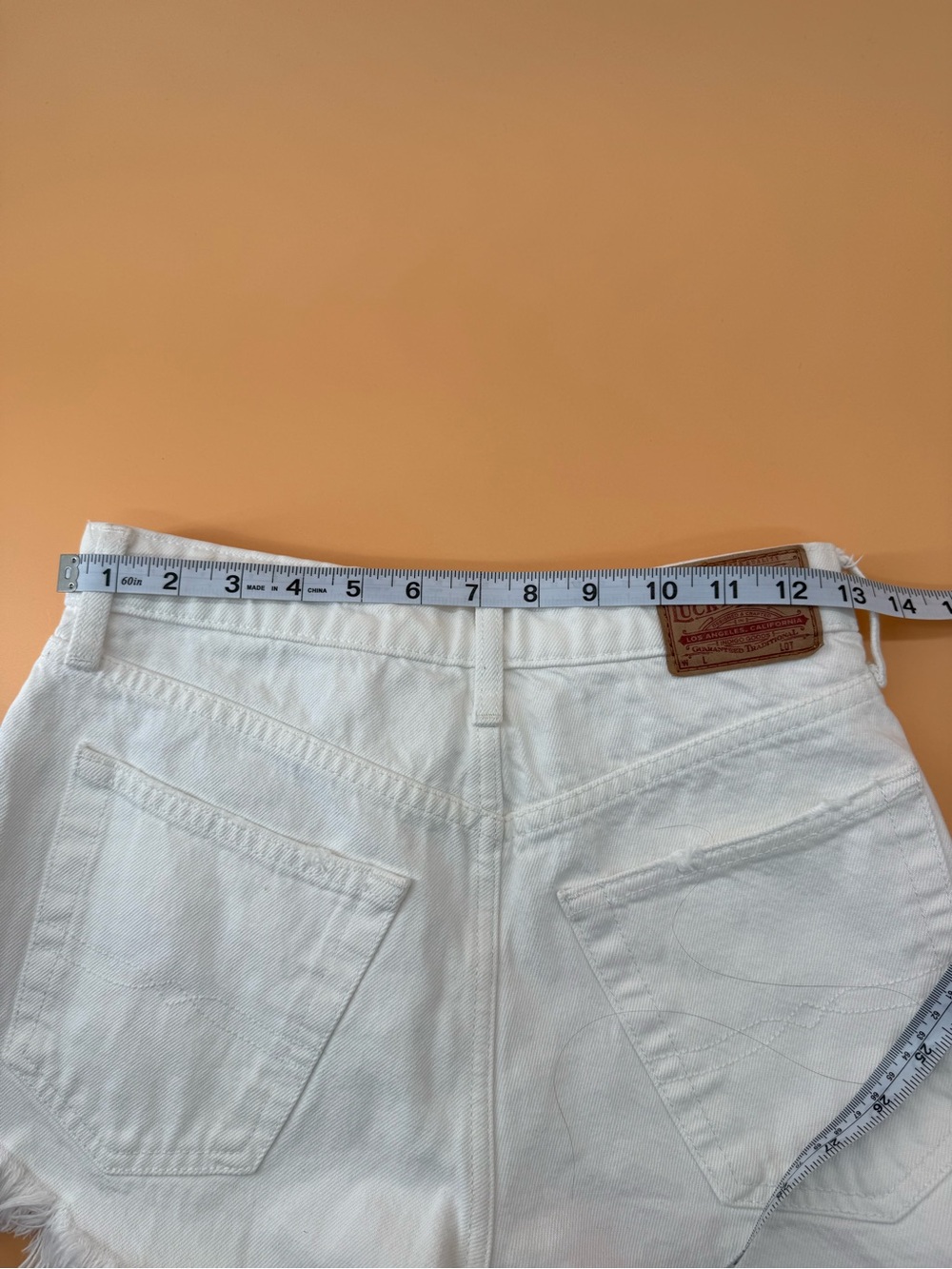 Lucky Brand Lucky Pins White Denim Shorts - Picture 5 of 6